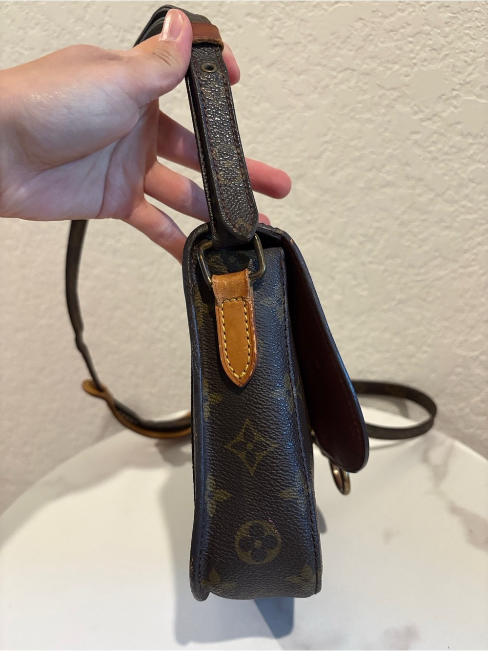 Louis Vuitton Saint Cloud Brown Monogram Crossbody Bag - Picture 5 of 15